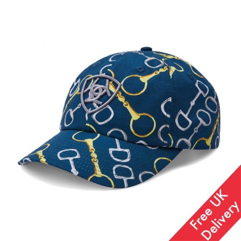 Ariat Adult Unisex Cotton Print Cap - Bit Print -1